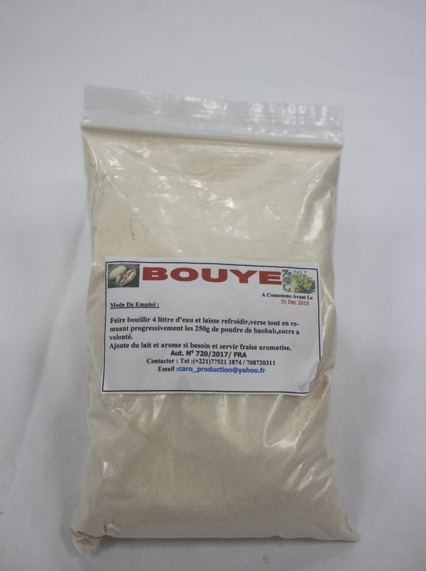 Poudre de baobab - Bouye 250 gr